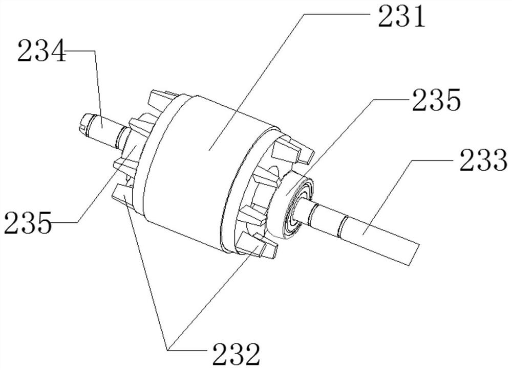 Automatic oiling device for motor rotor bearing