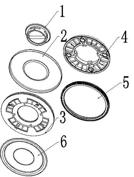 Internal-expansion sealing cover for round-mouth cans