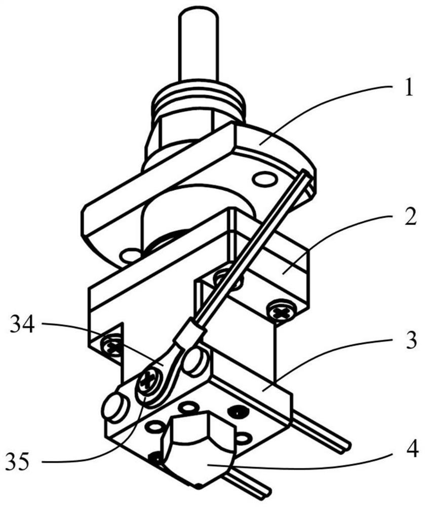 Heat-resistant energy-saving FDM printing head facing vacuum environment