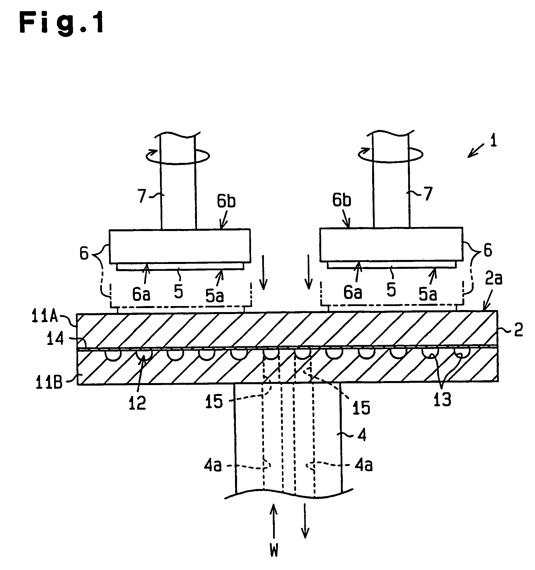 Table of wafer polishing apparatus, method for polishing semiconductor wafer, and method for manufacturing semiconductor wafer