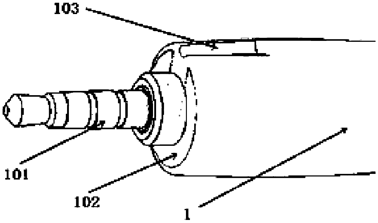 Disposable tube core for laryngoscope