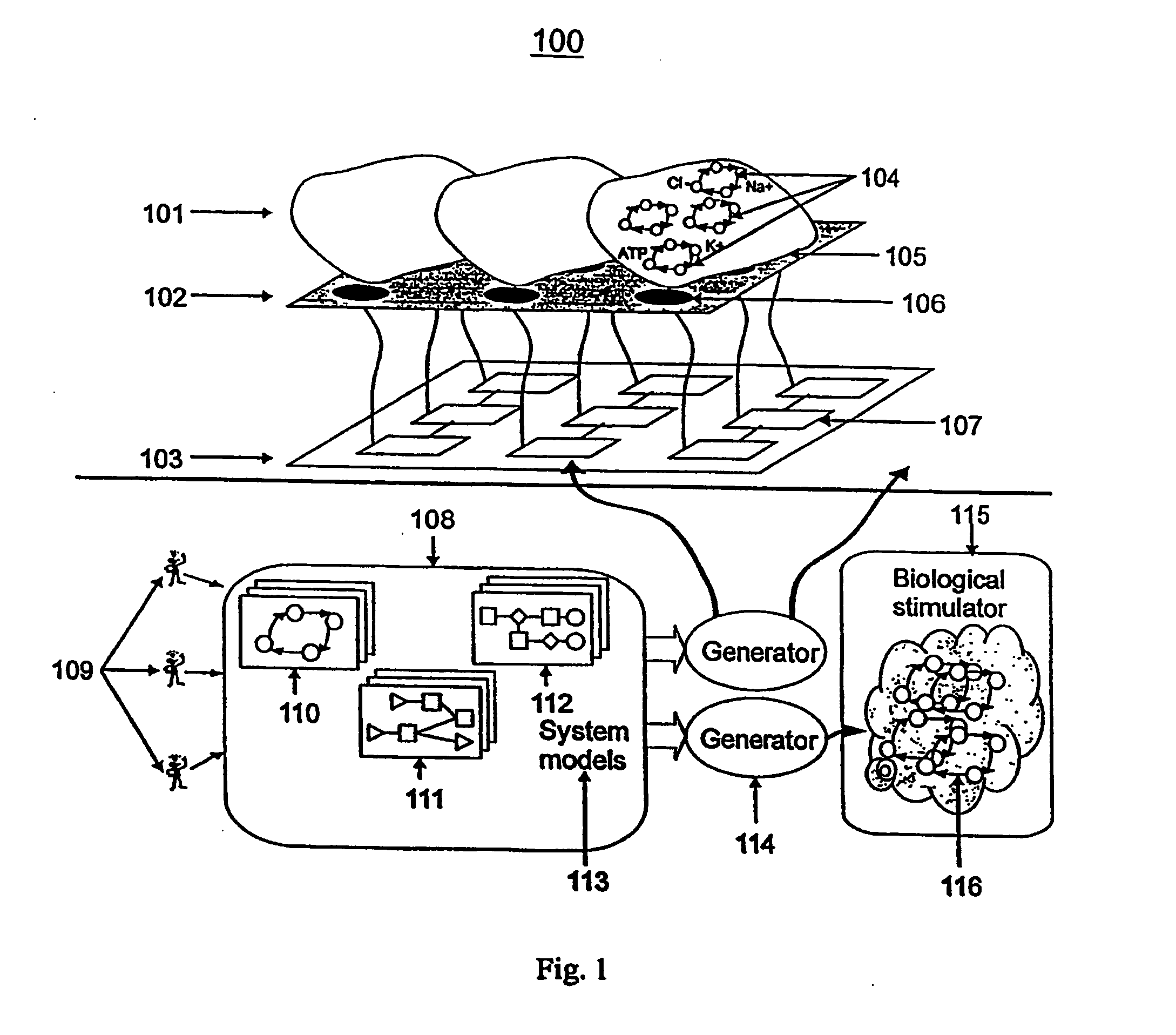 Device and methods for detecting the response of a plurality of cells to at least one analyte of interest