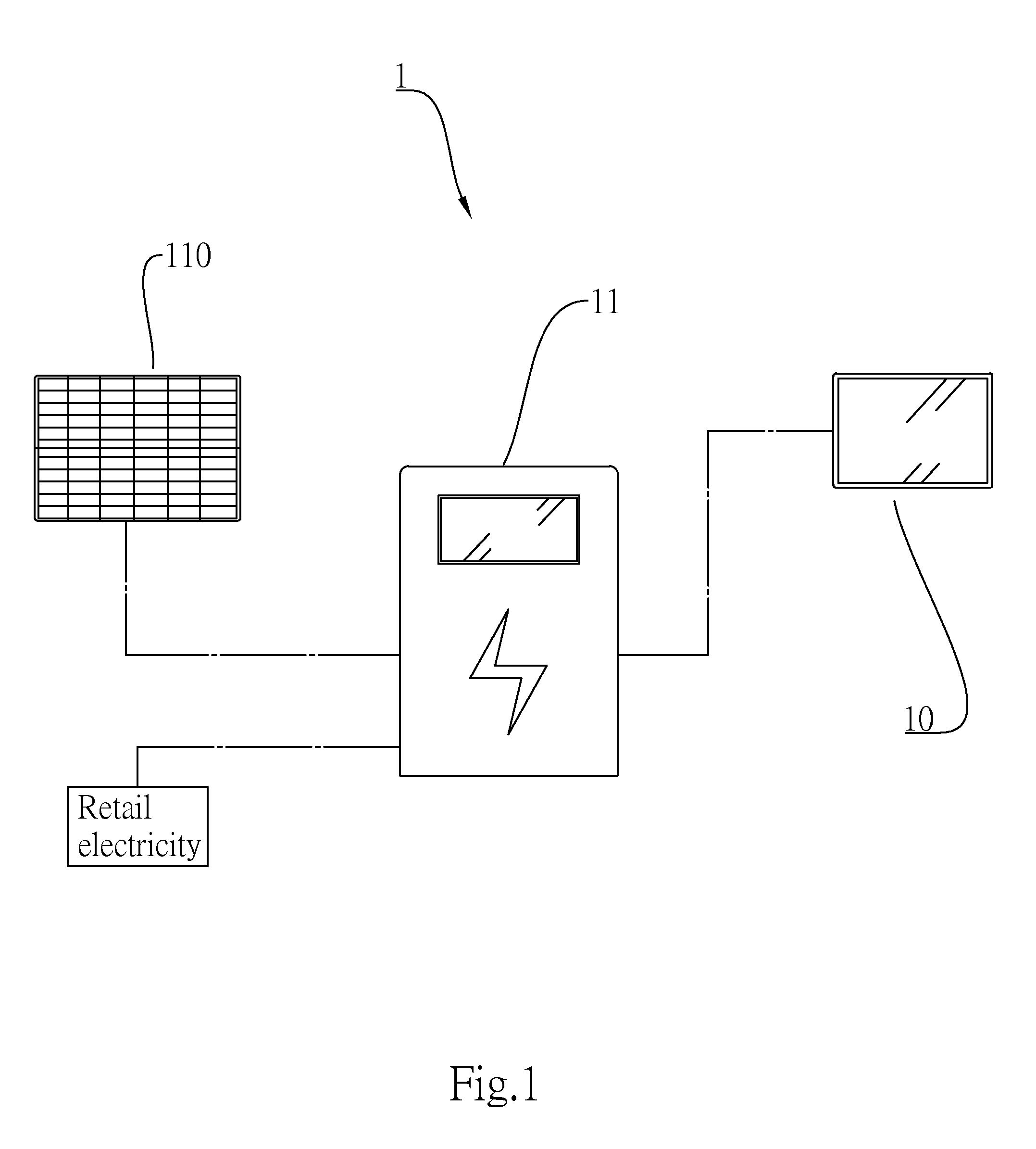 Energy-saving central control system and energy-saving lighting device comprised thereof