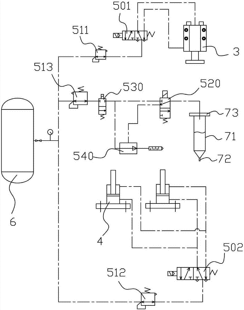PCB glue dispensing device