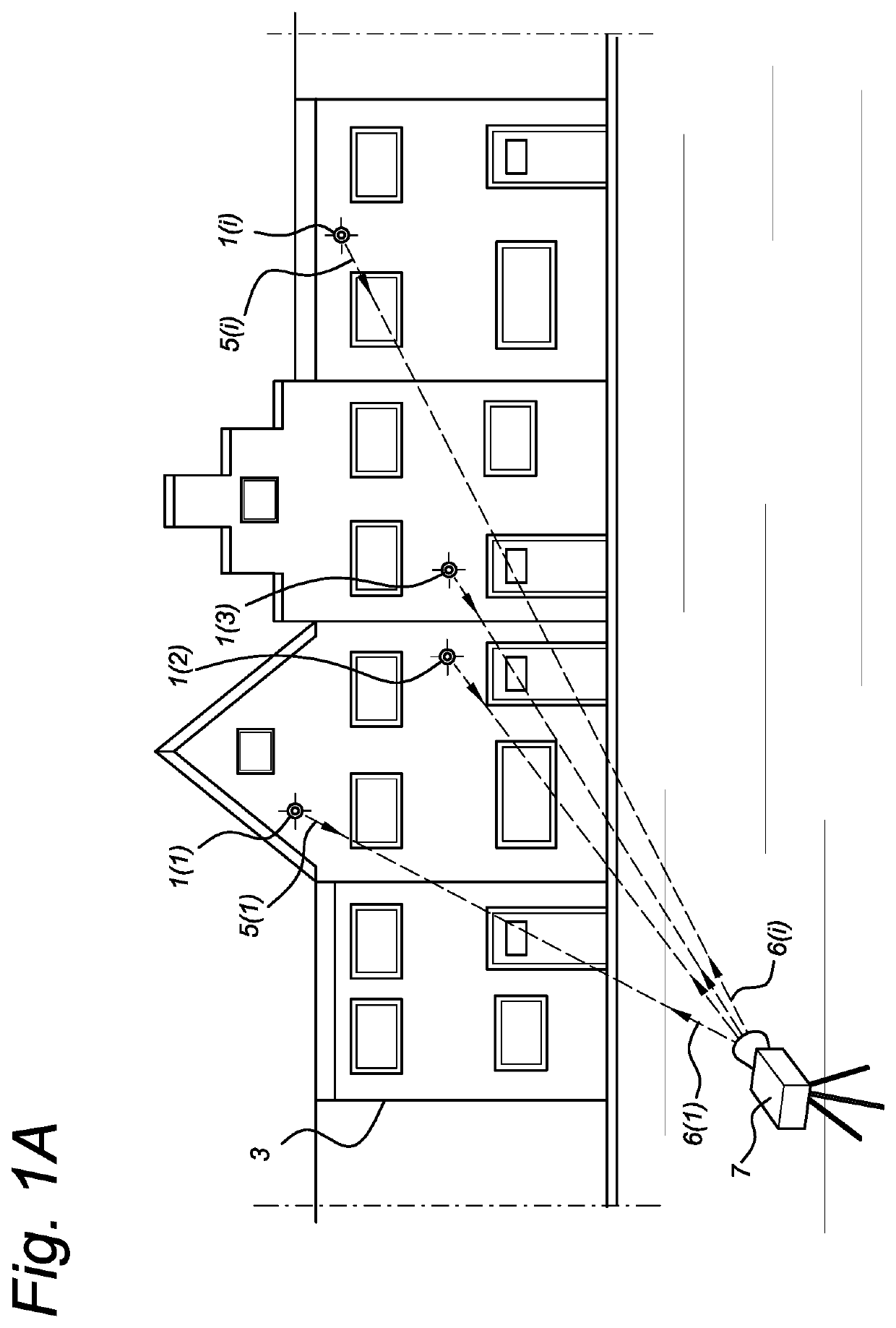 Surveying instrument for and surveying method of surveying reference points