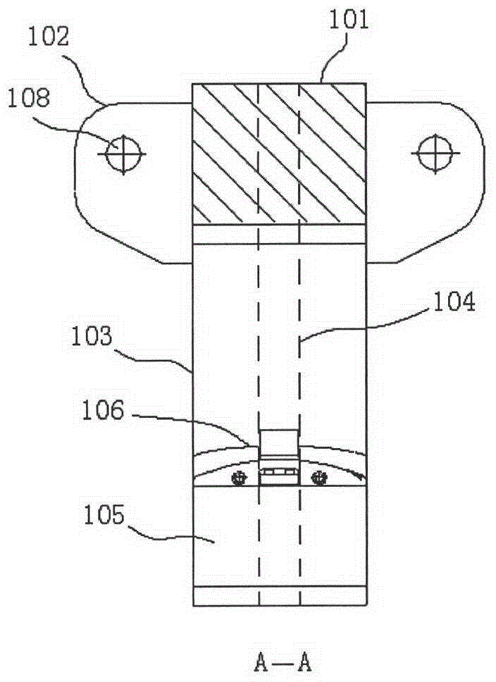 Hook-shaped lifting saddle and supporting structure of rail rope