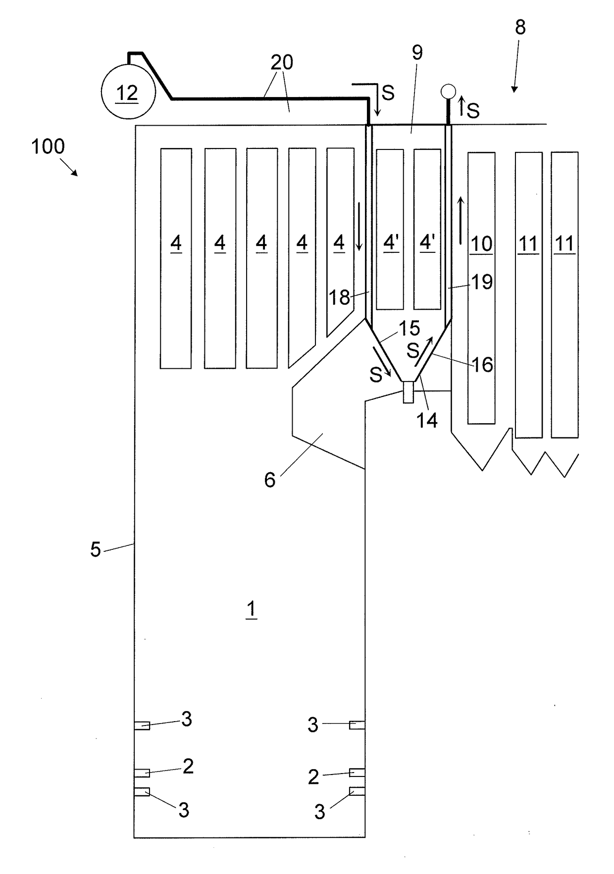 Arrangement and method in soda recovery boiler