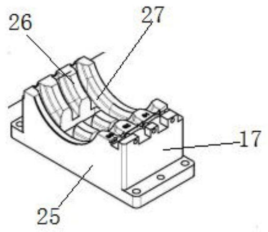 Quick-change type assembling tool for air conditioner air outlet port assembly of automobile