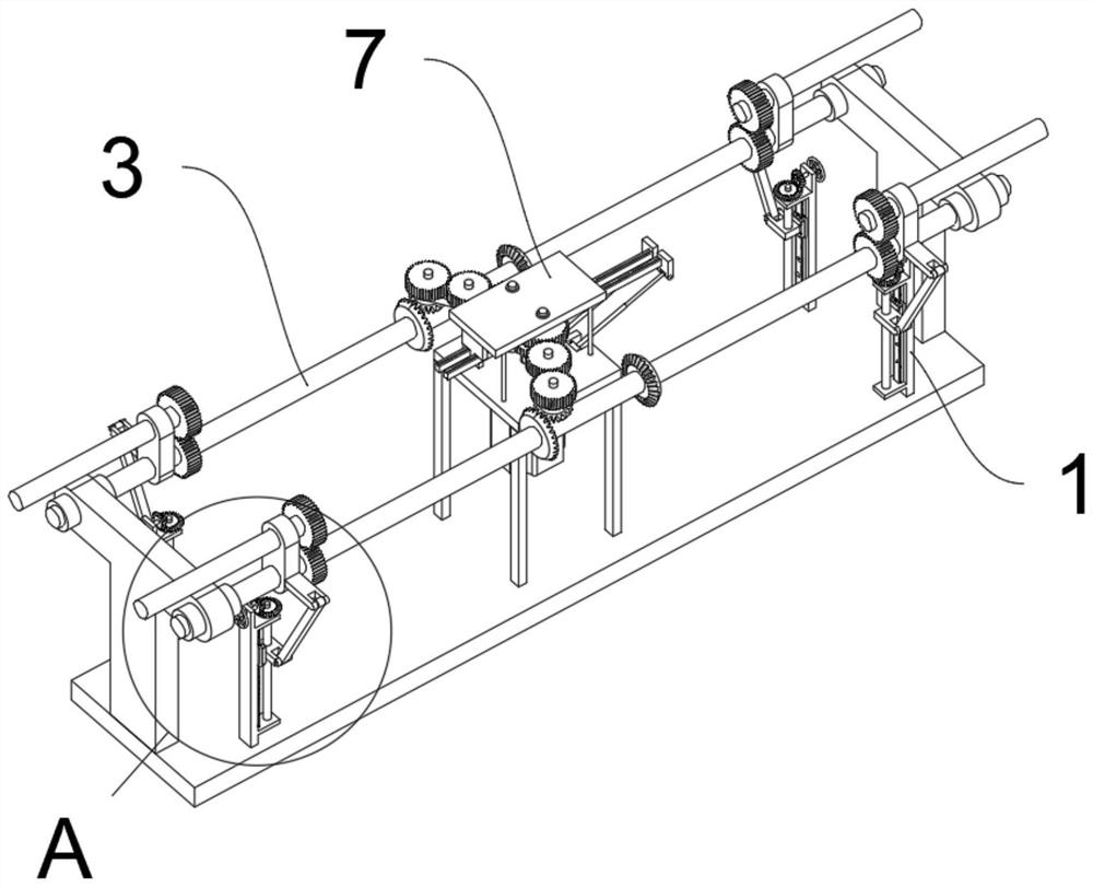 Non-transmission type automatic reversing structure based on machinery