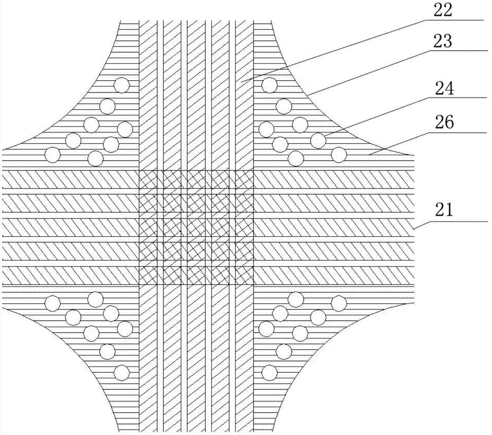 Ultrathin composite structure layer for preventing reflection cracks and preparation method of ultrathin composite structure layer