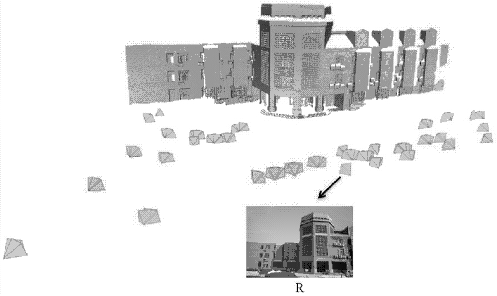 Optimal neighborhood picture group selection method for depth map calculation