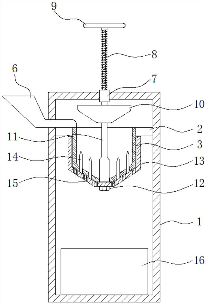 A high-yield squeezer based on screw drive