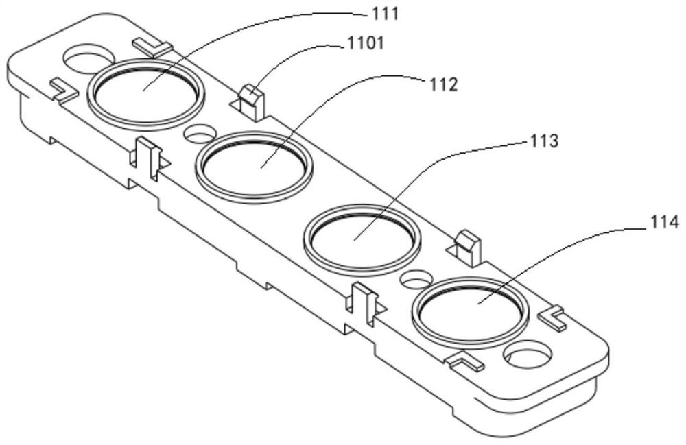 Container for containing quantified liquid drop PCR water-in-oil emulsion and use method of container