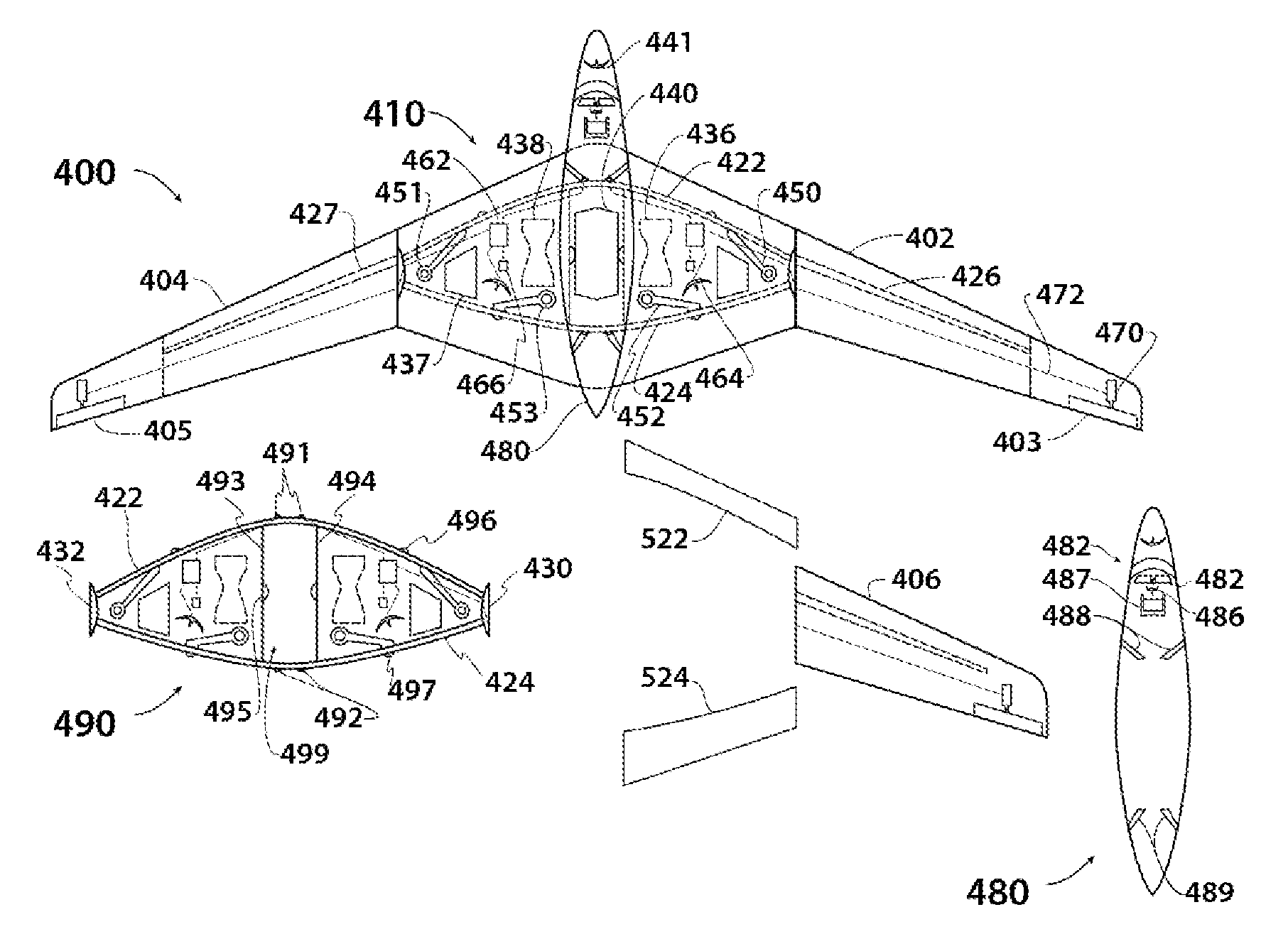 Multi-role aircraft with interchangeable mission modules