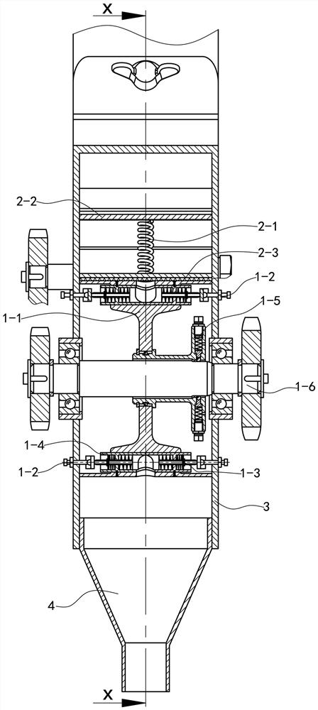 Nondestructive sowing method based on rapid adjustment of seeding rate