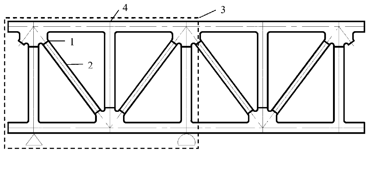 Simultaneous monitoring method for welded steel truss structure fatigue failure process