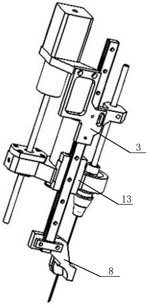 A porcelain tube automatic line drawing device