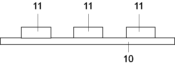 A full-color Micro-LED display structure with light efficiency extraction and pixel-free interference and a manufacturing method thereof