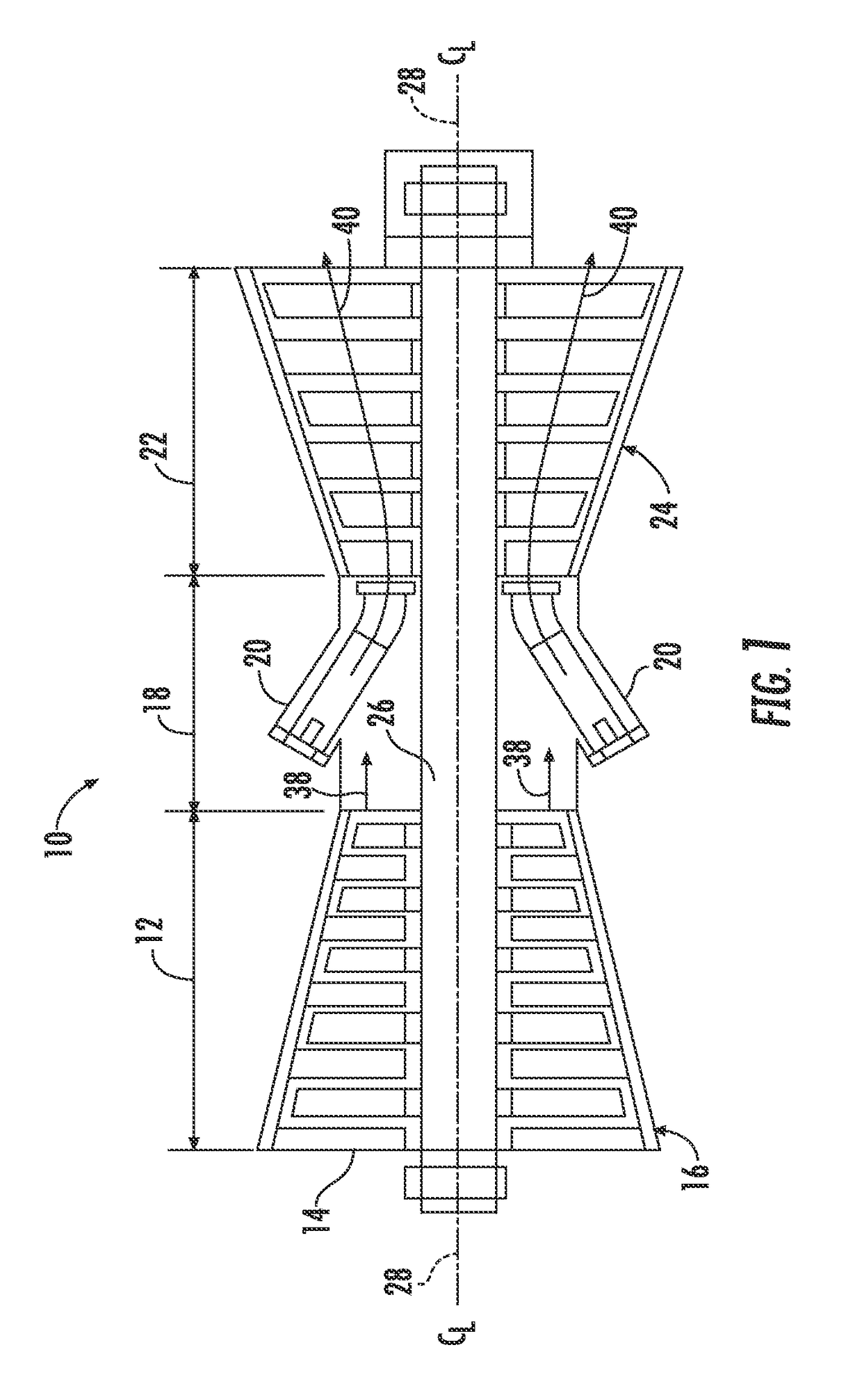 Power nozzle repair with cooling hardware installed