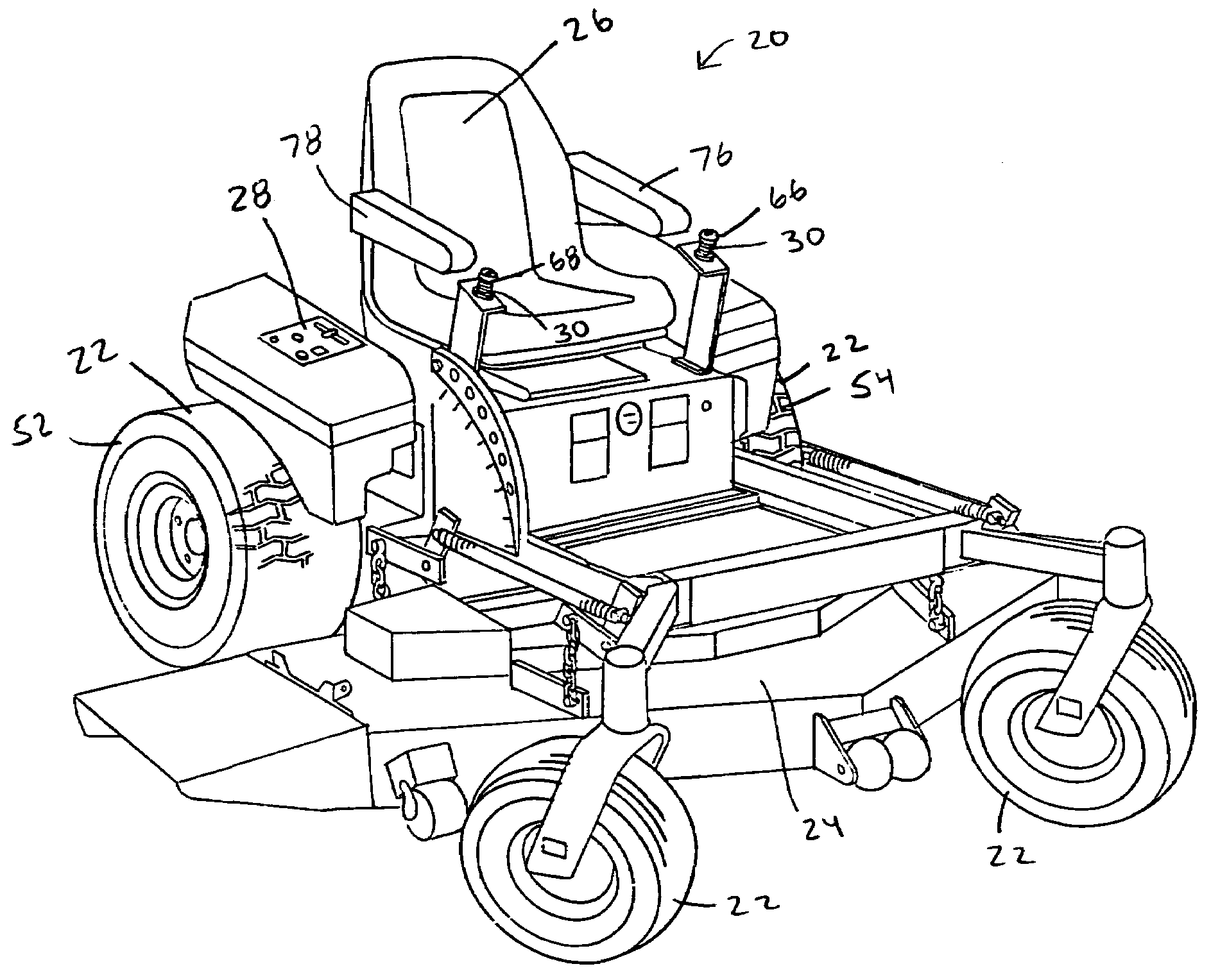 Drive-by-wire lawnmower