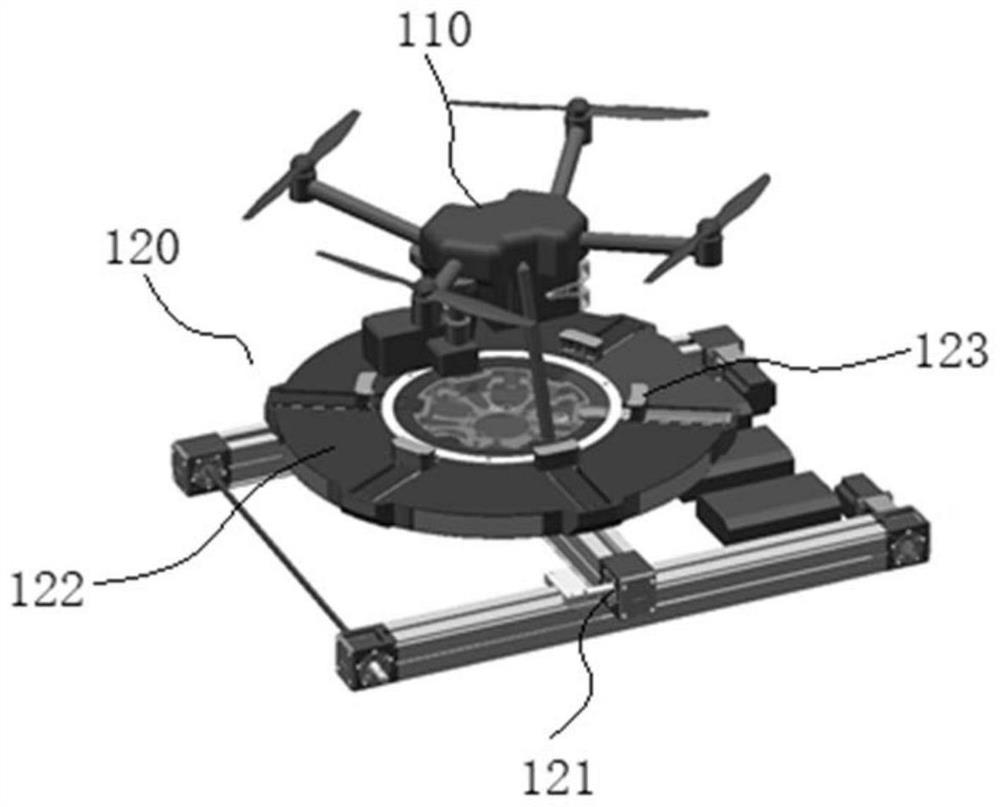Unmanned aerial vehicle automatic battery replacing system