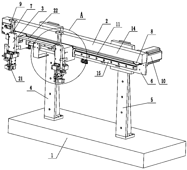 A bobbin automatic loading and unloading device for looms