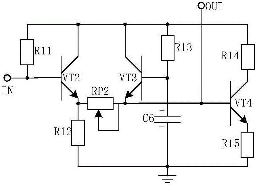 Buffer protection type door guard illumination driving system