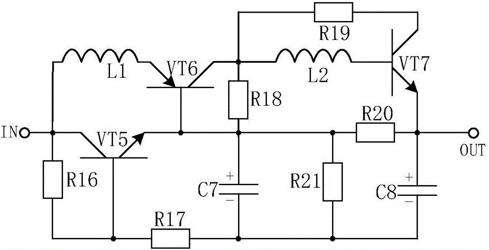 Buffer protection type door guard illumination driving system