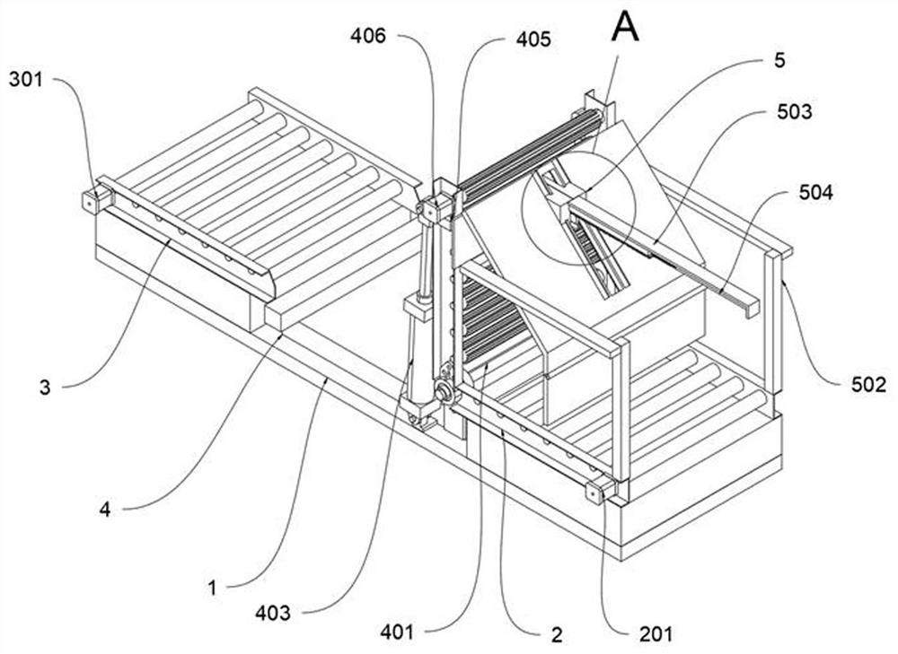 Small conveying device for plastic product packaging