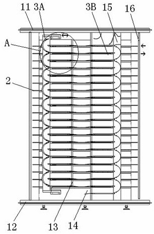 Storage volume adjustable and first-in first-out buffer conveying device