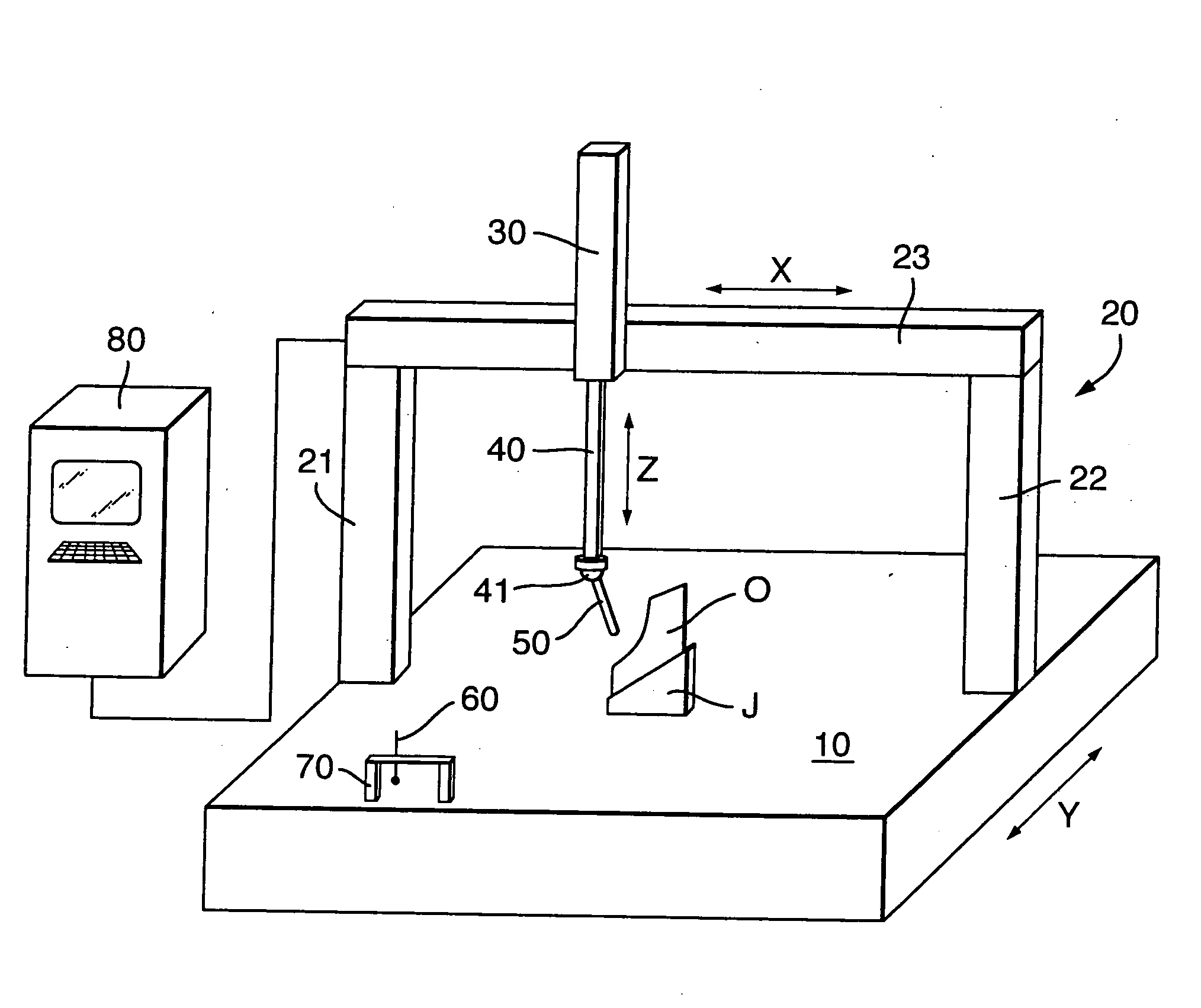 Apparatus for Measuring Wall Thicknesses of Objects