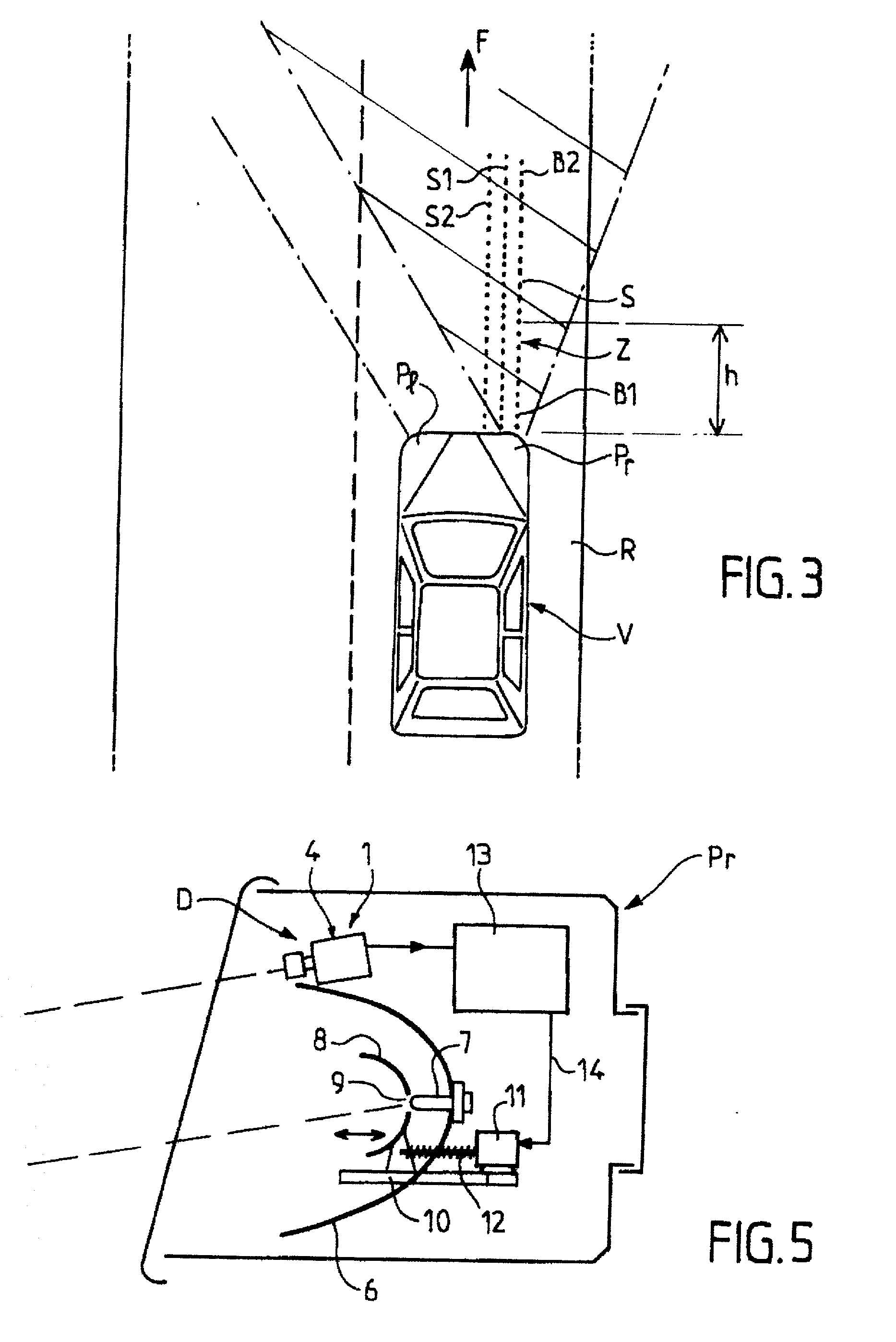 Method and apparatus for detecting the state of humidity on a road on which a vehicle is travelling