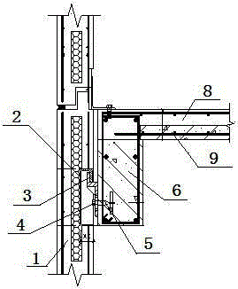 Dry-hang joint for external wall of fabricated building and prefabricated external wall with dry-hang joint