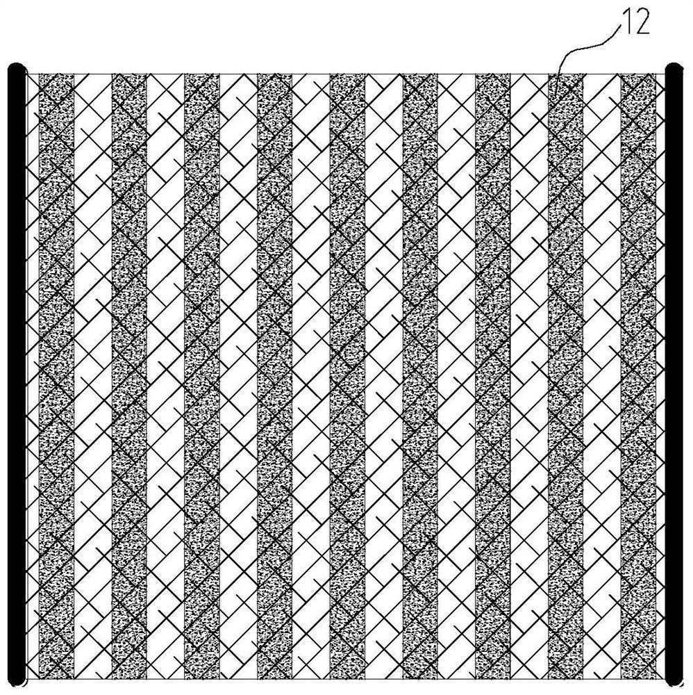 Composite absorption core and preparation method and application thereof