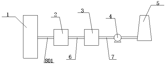 GGH (gas-gas heater) heating system capable of preventing wet smoke from corroding and blocking pipeline and application method