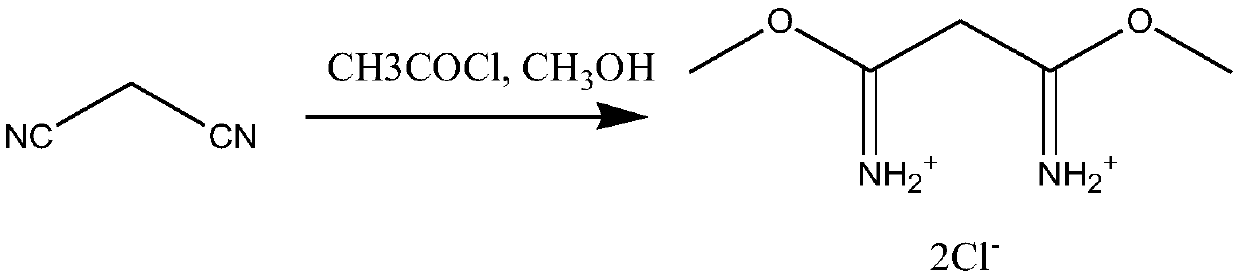 A kind of synthetic method of one-system 2-amino-4,6-dimethoxypyrimidine