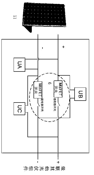 Control device and method for composite switch of photovoltaic module