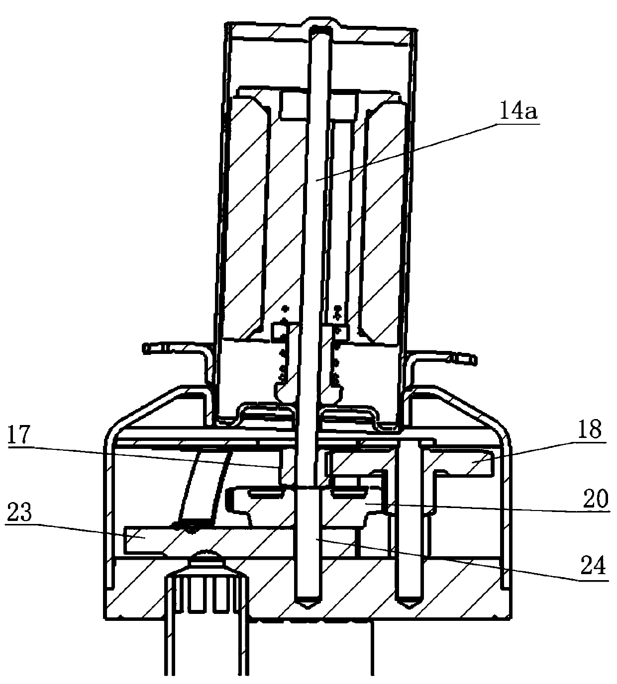 An electric three-way valve and refrigeration equipment