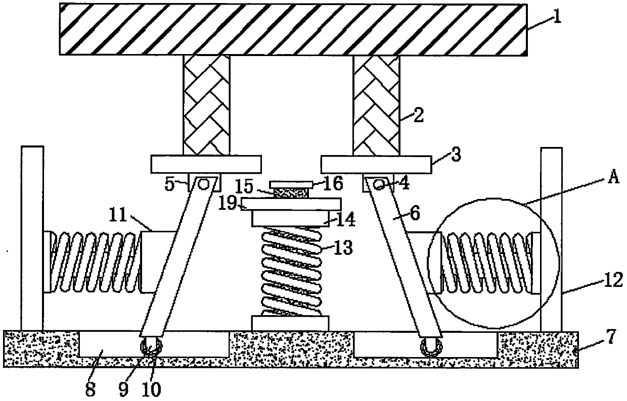 Driverless car seat with shock absorbing function