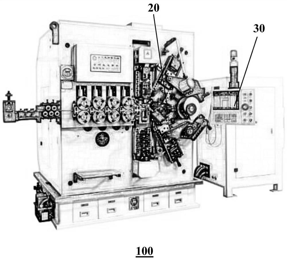 Computer numerical control spring machine