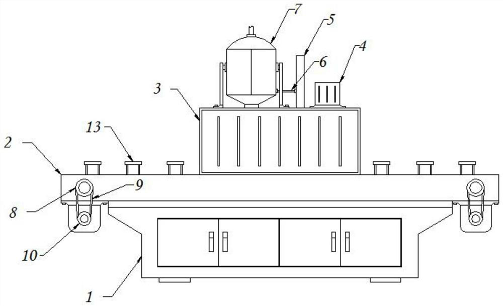 Anti-shaking type fruit can automatic filling and sealing machine