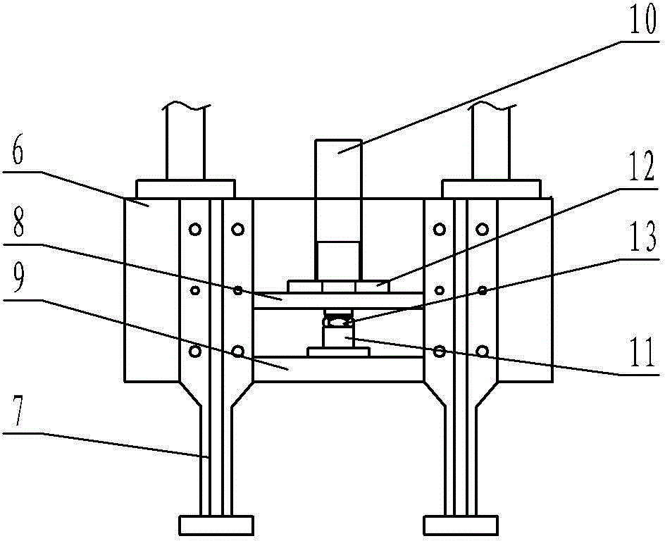 Double-station horizontal core shooting device