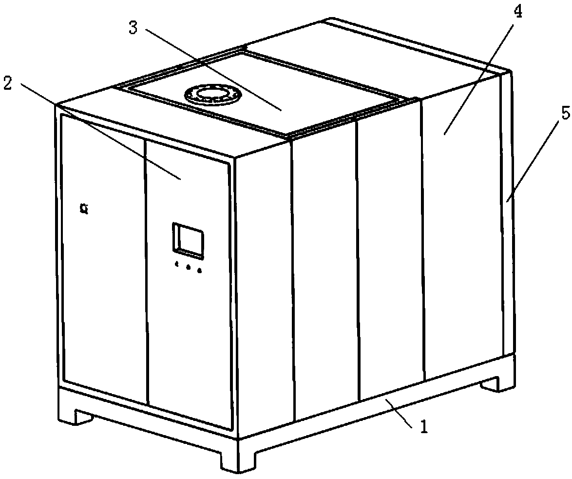 Modular box-type assembly-structure low-noise cabinet