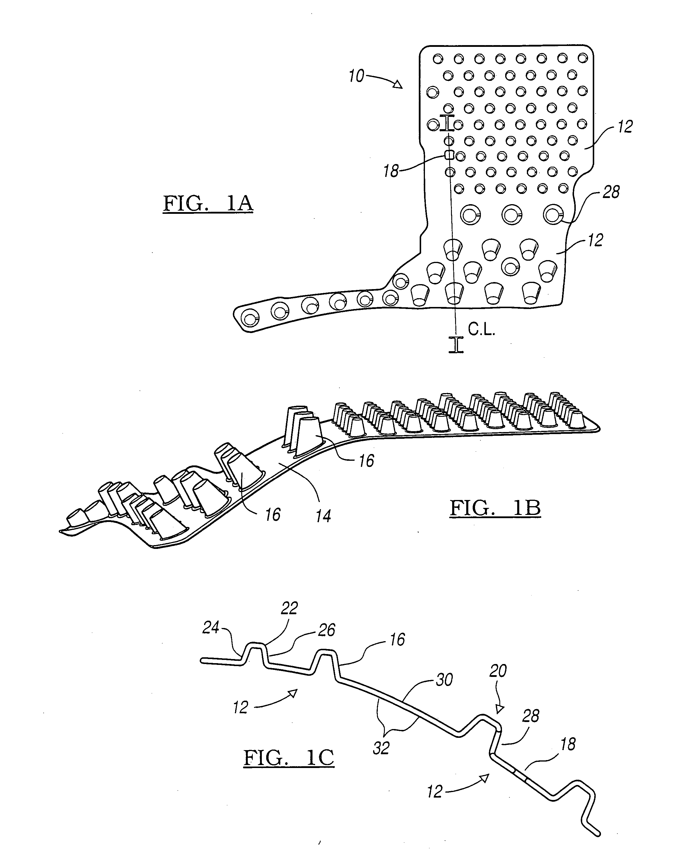 Modular energy absorber of varying topography and method for configuring same