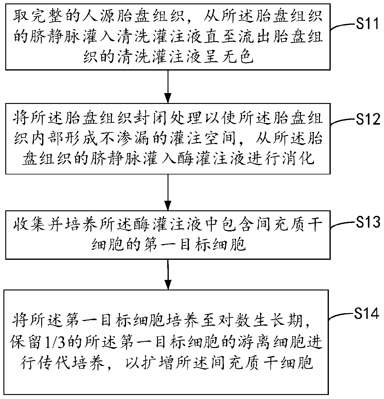 Separation method of mesenchymal stem cells