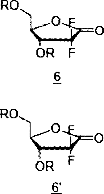 A manufacturing process of 2',2'-difluoronucleoside and intermediate