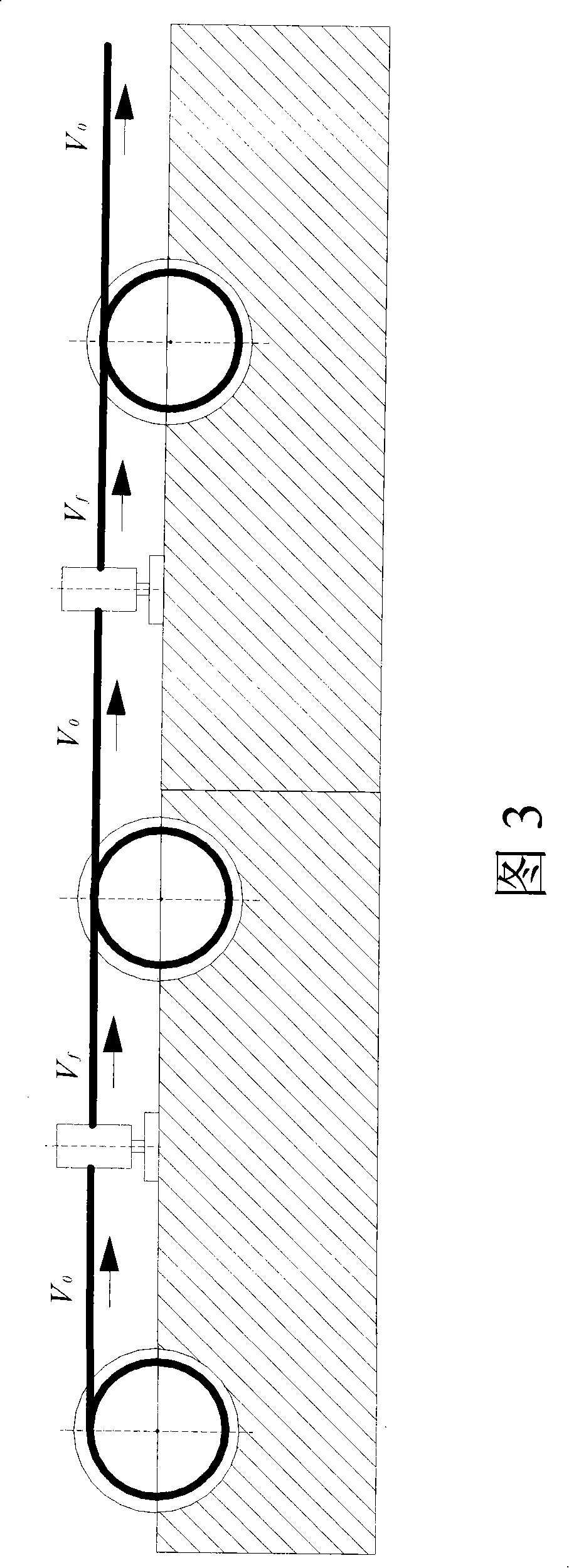 Non-mould drawing forming method and apparatus