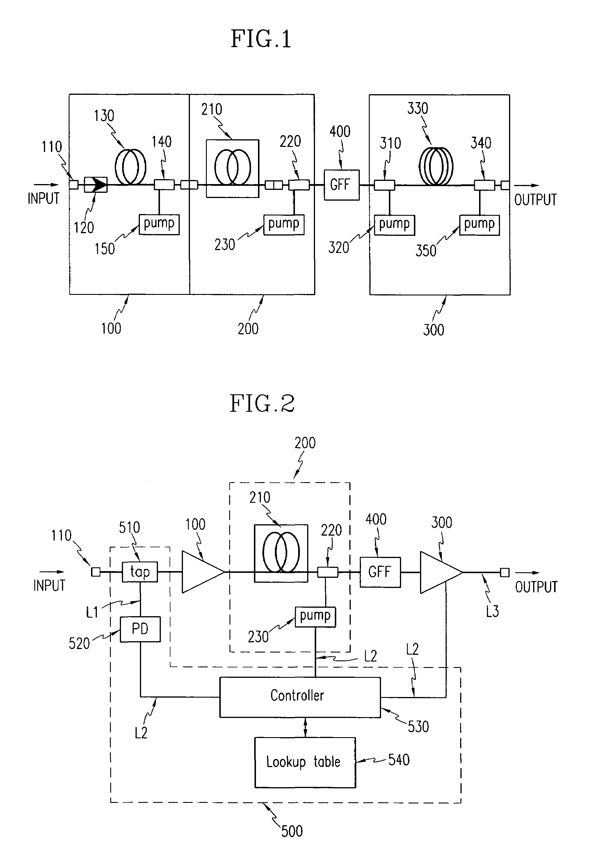 Fiber amplifier and control method thereof