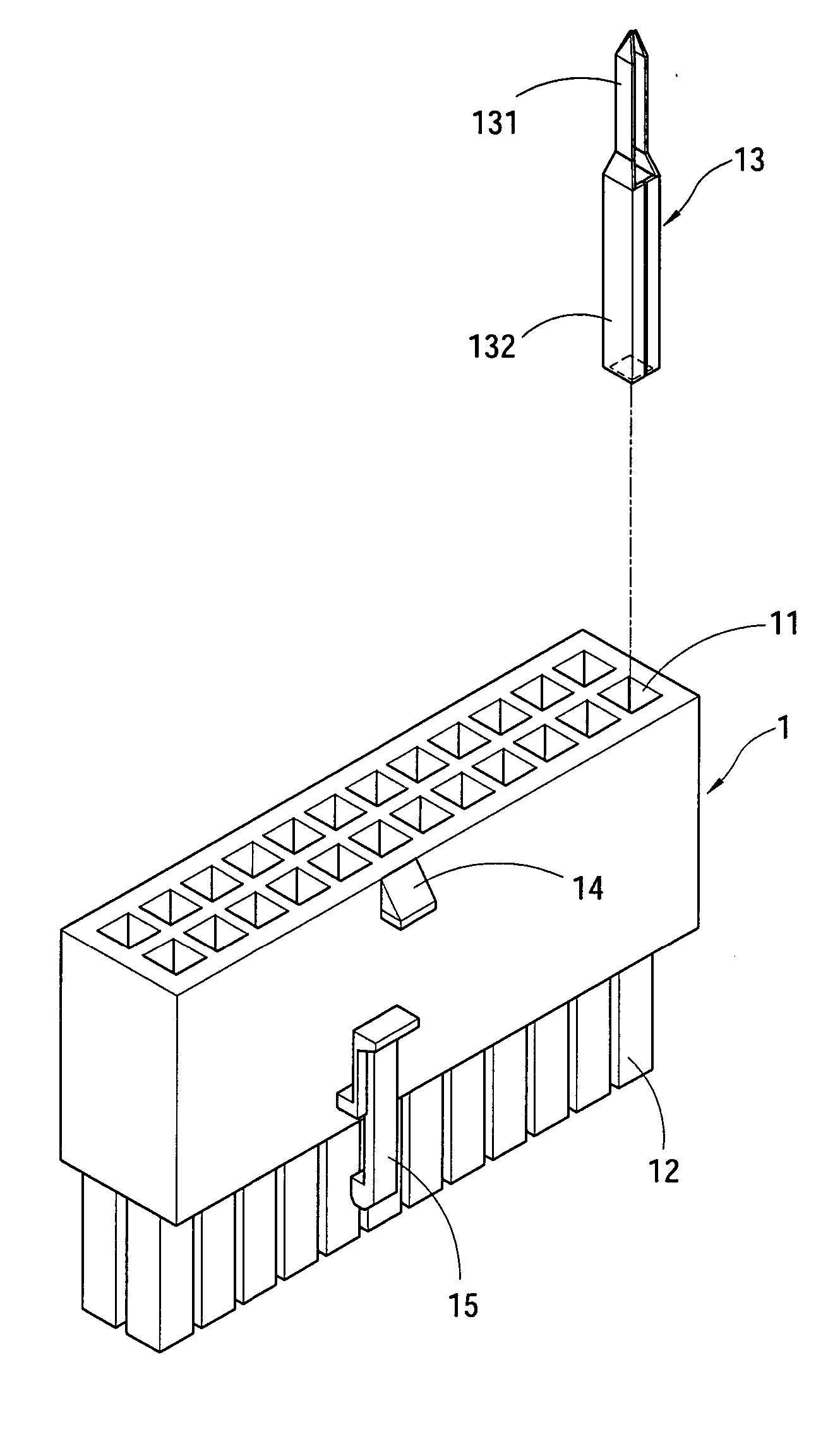 Power supply coupling terminal