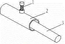 Steel reinforcement framework machine end portion longitudinal bar locker